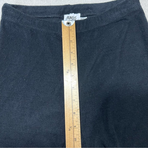 PRINCESS POLLY Womens Velour Flare Pants Black Size 4 - Picture 8 of 10